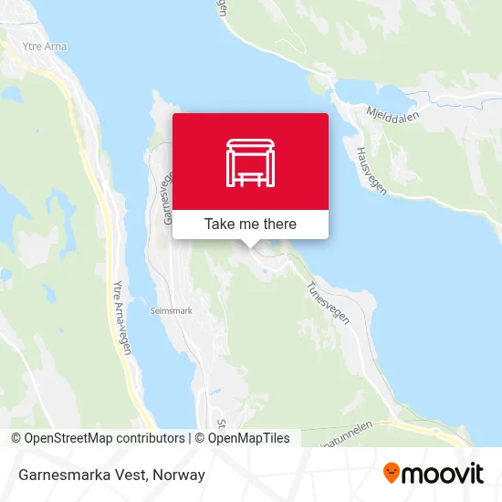 Garnesmarka Vest map