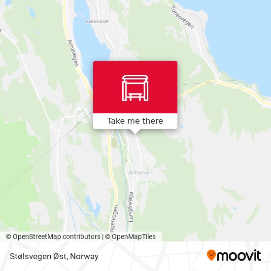 Stølsvegen Øst map