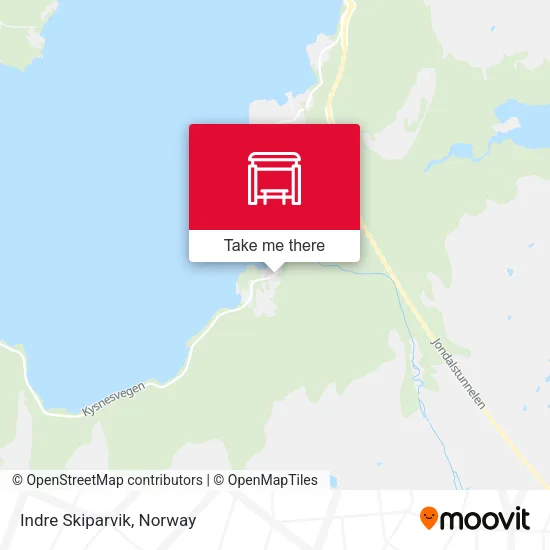 Indre Skiparvik map