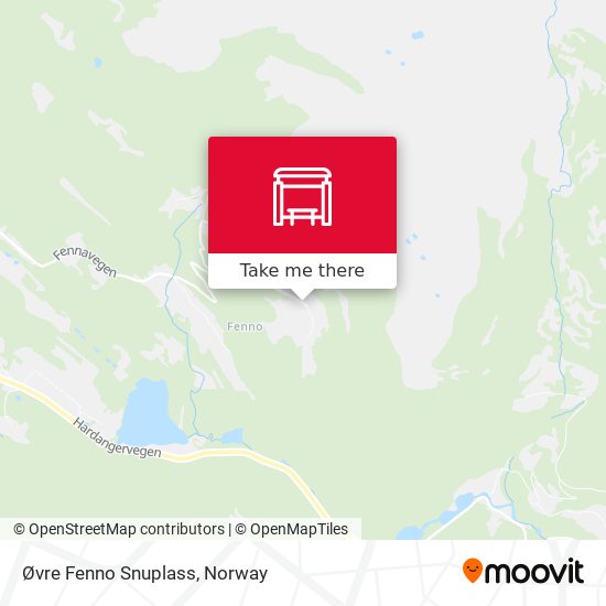 Øvre Fenno Snuplass map