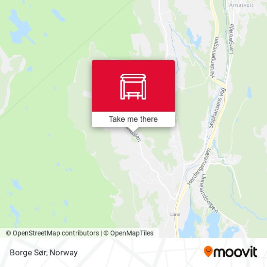 Borge Sør map