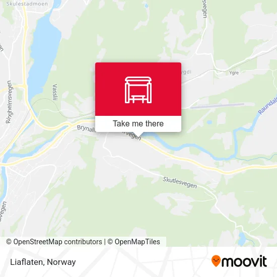 Liaflaten map