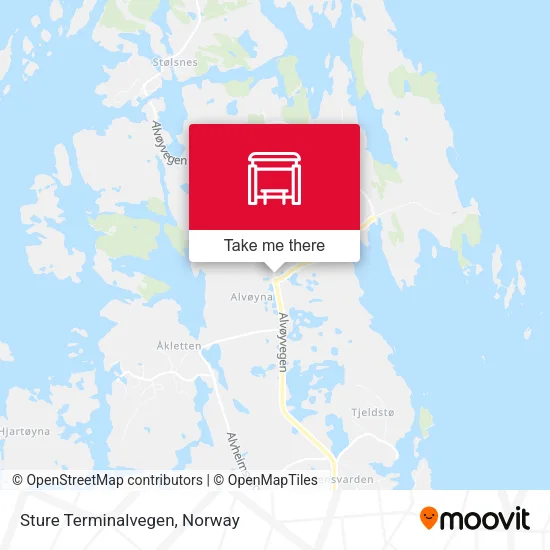 Sture Terminalvegen map