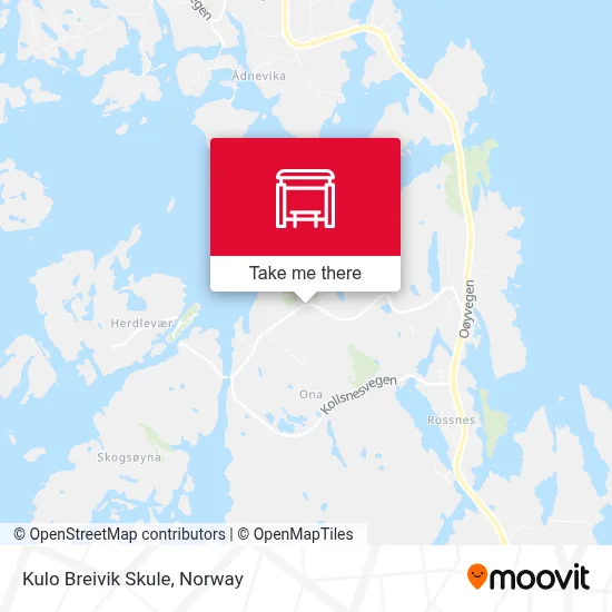 Kulo Breivik Skule map