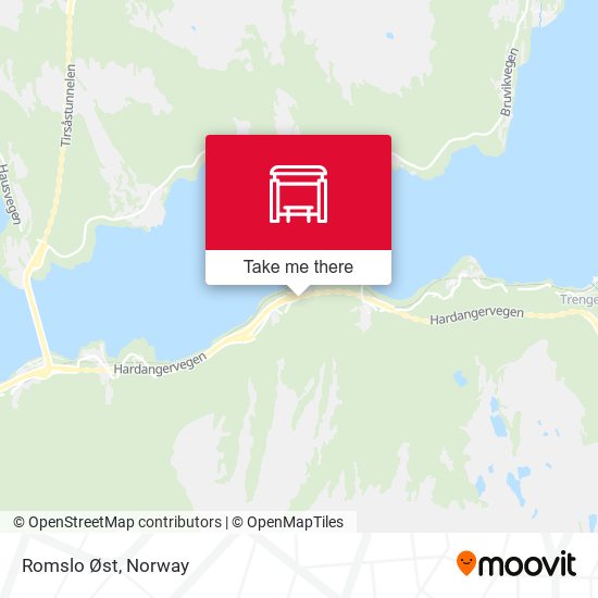 Romslo Øst map