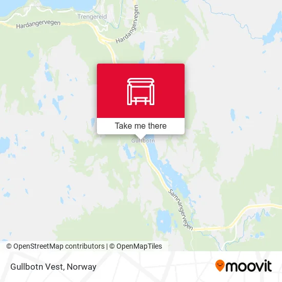 Gullbotn Vest map