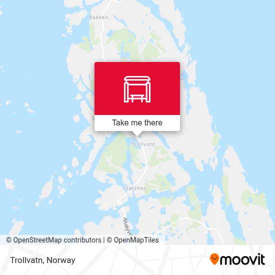 Trollvatn map
