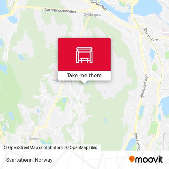 Svartatjønn map