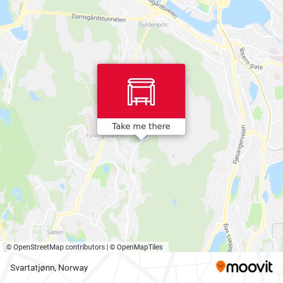 Svartatjønn map