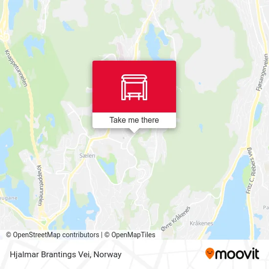 Hjalmar Brantings Vei map