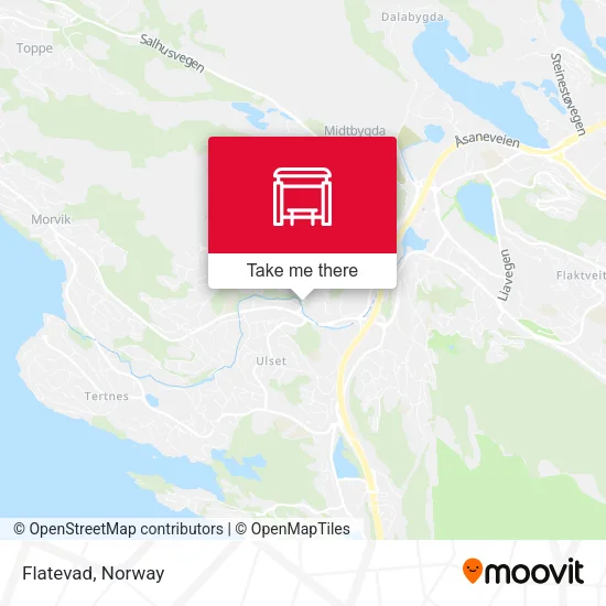 Flatevad map