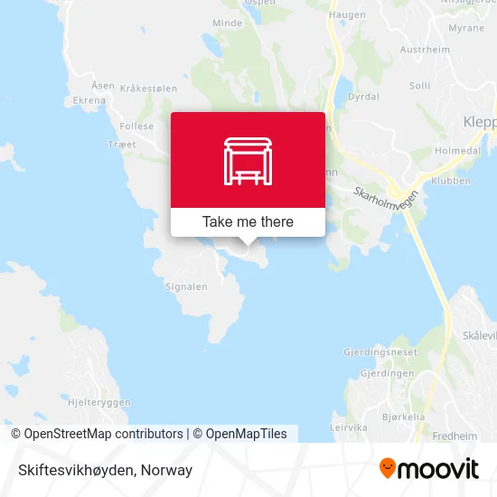 Skiftesvikhøyden map