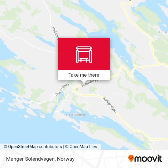 Manger Solendvegen map