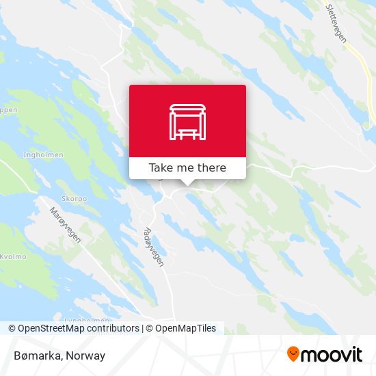 Bømarka map