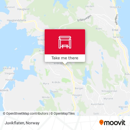 Juvikflaten map