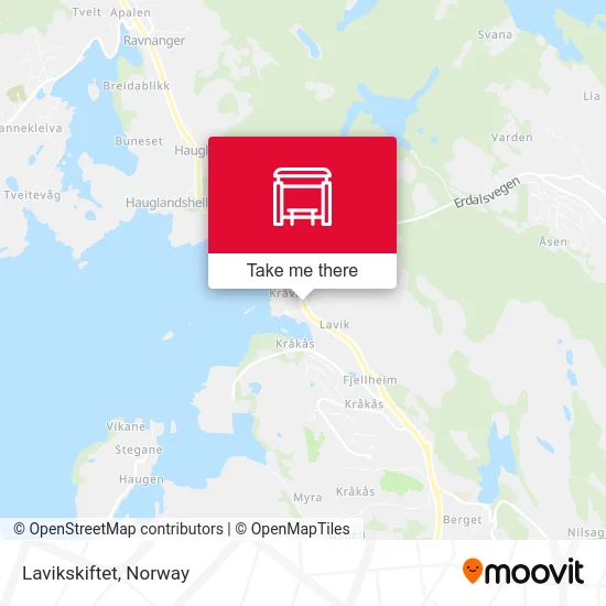 Lavikskiftet map