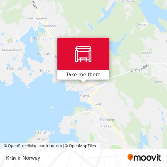 Kråvik map