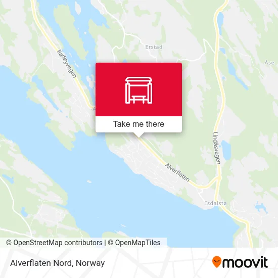 Alverflaten Nord map