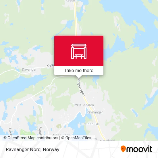 Ravnanger Nord map