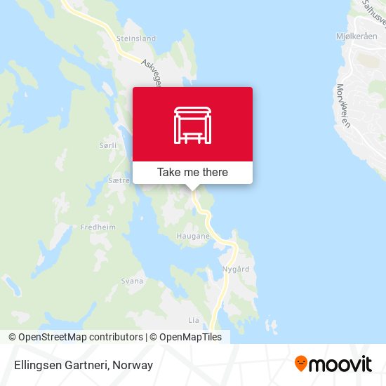 Ellingsen Gartneri map