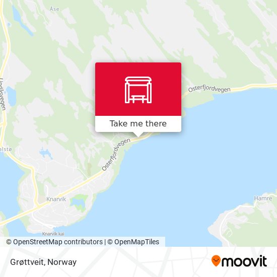 Grøttveit map