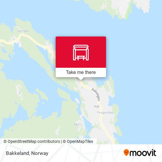 Bakkeland map