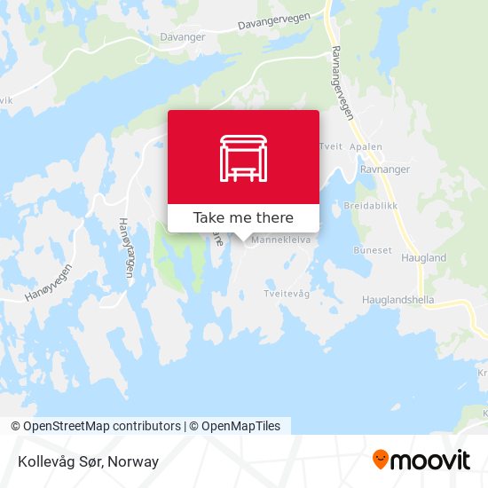 Kollevåg Sør map