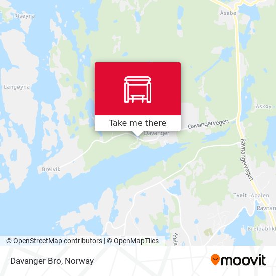 Davanger Bro map