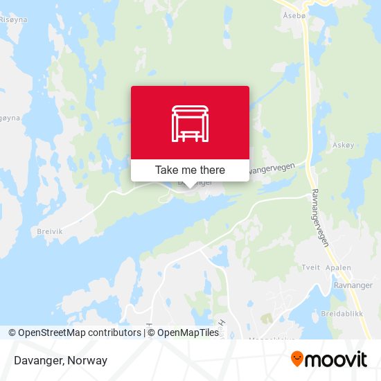 Davanger map