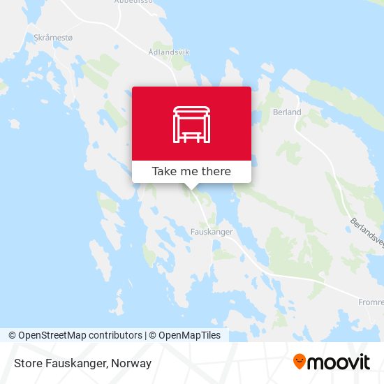 Store Fauskanger map