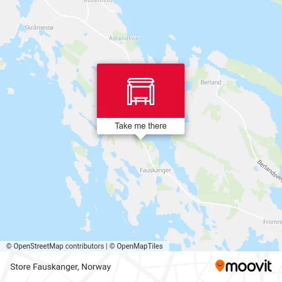 Store Fauskanger map