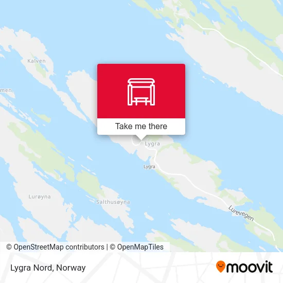 Lygra Nord map