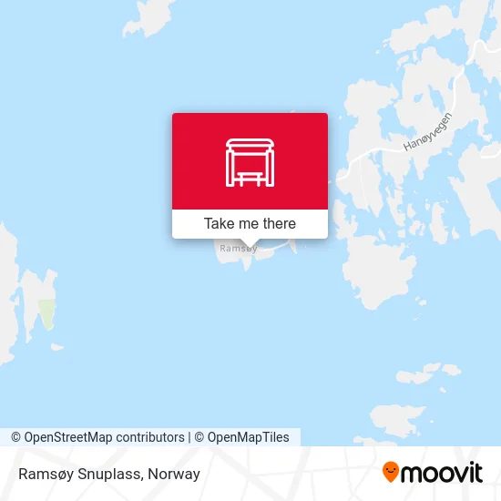 Ramsøy Snuplass map