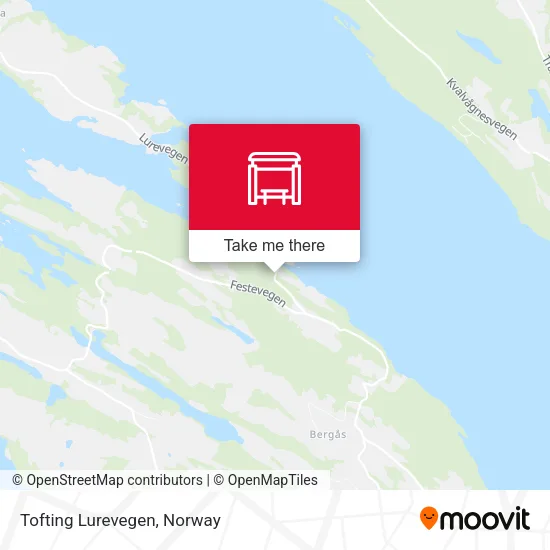 Tofting Lurevegen map