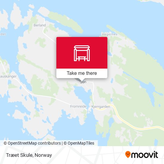 Træet Skule map