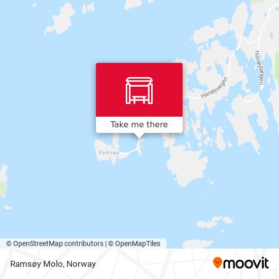 Ramsøy Molo map