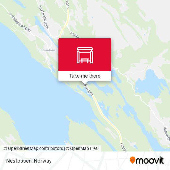 Nesfossen map