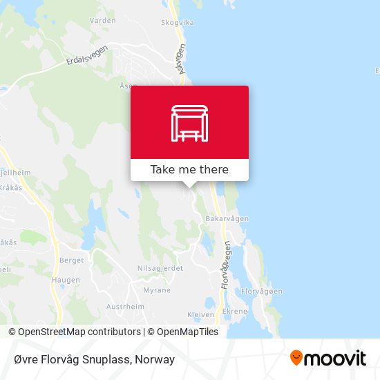Øvre Florvåg Snuplass map