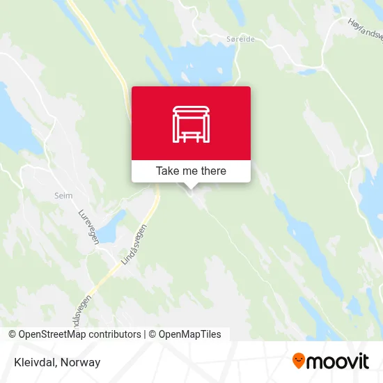 Kleivdal map