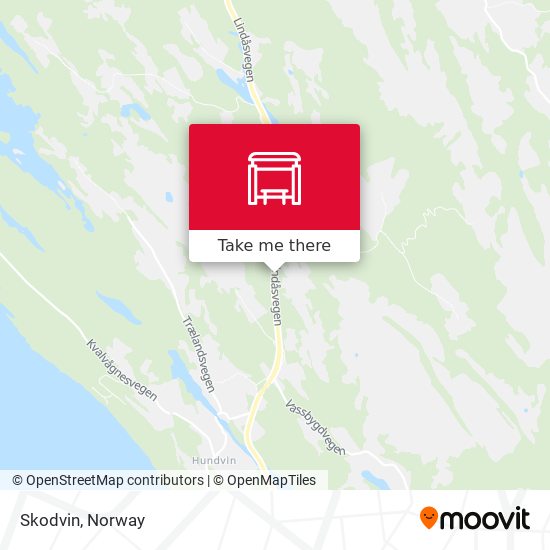 Skodvin map