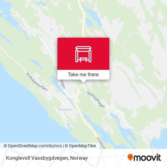 Konglevoll Vassbygdvegen map