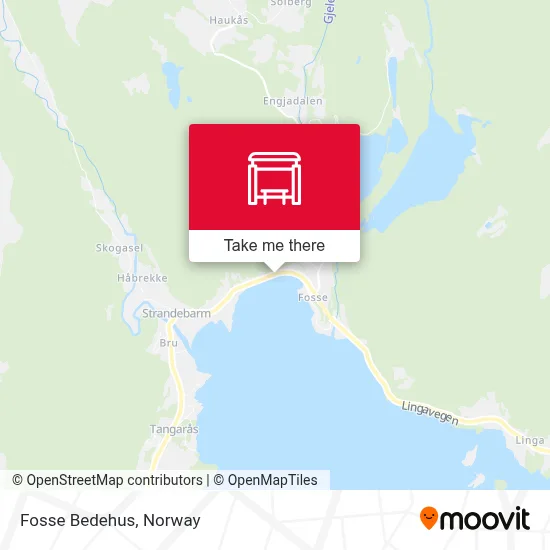 Fosse Bedehus map