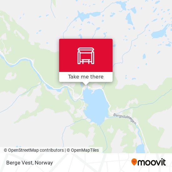 Berge Vest map