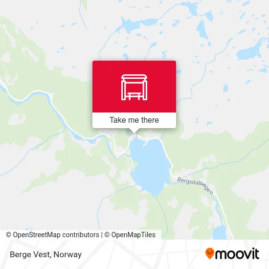 Berge Vest map