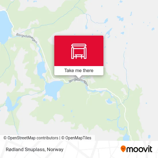Rødland Snuplass map