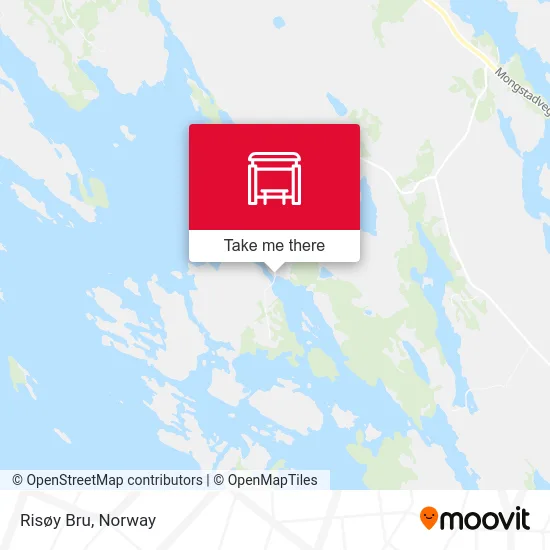 Risøy Bru map