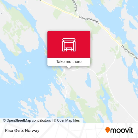 Risa Øvre map