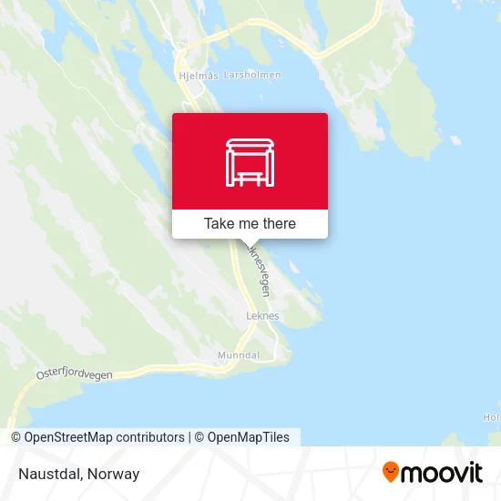 Naustdal map