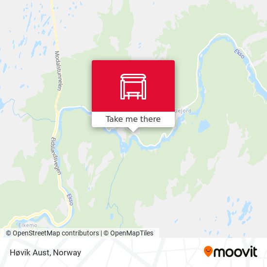 Høvik Aust map