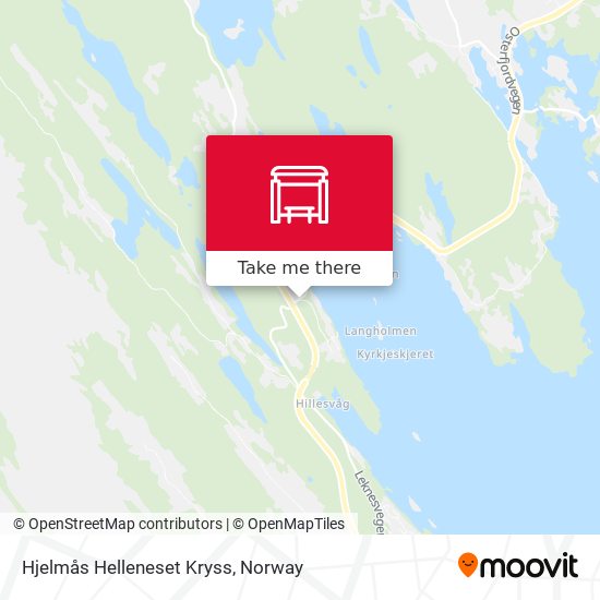 Hjelmås Helleneset Kryss map